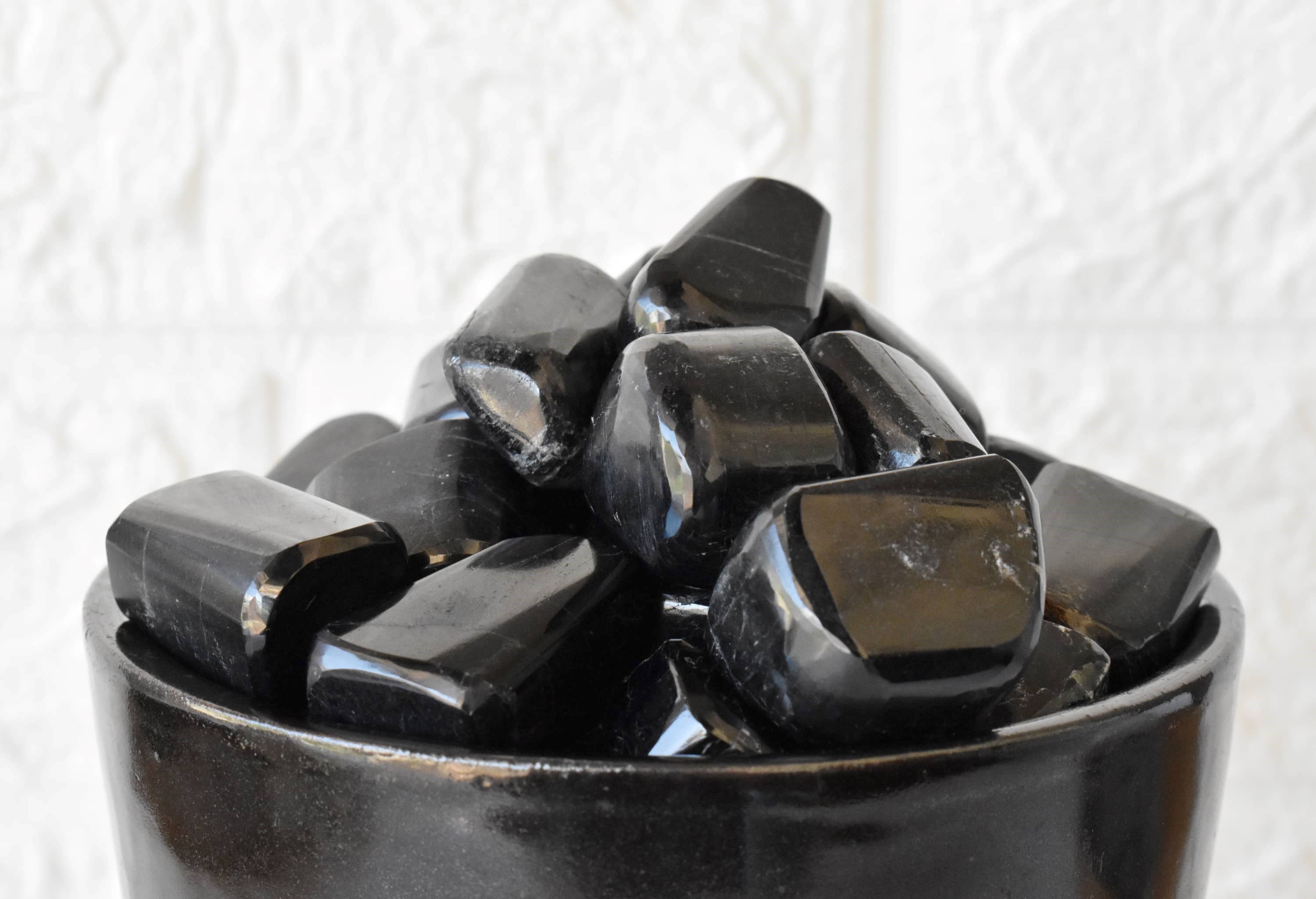 Black Tourmaline Tumbled Stones Healing Stones 100G to 1KG