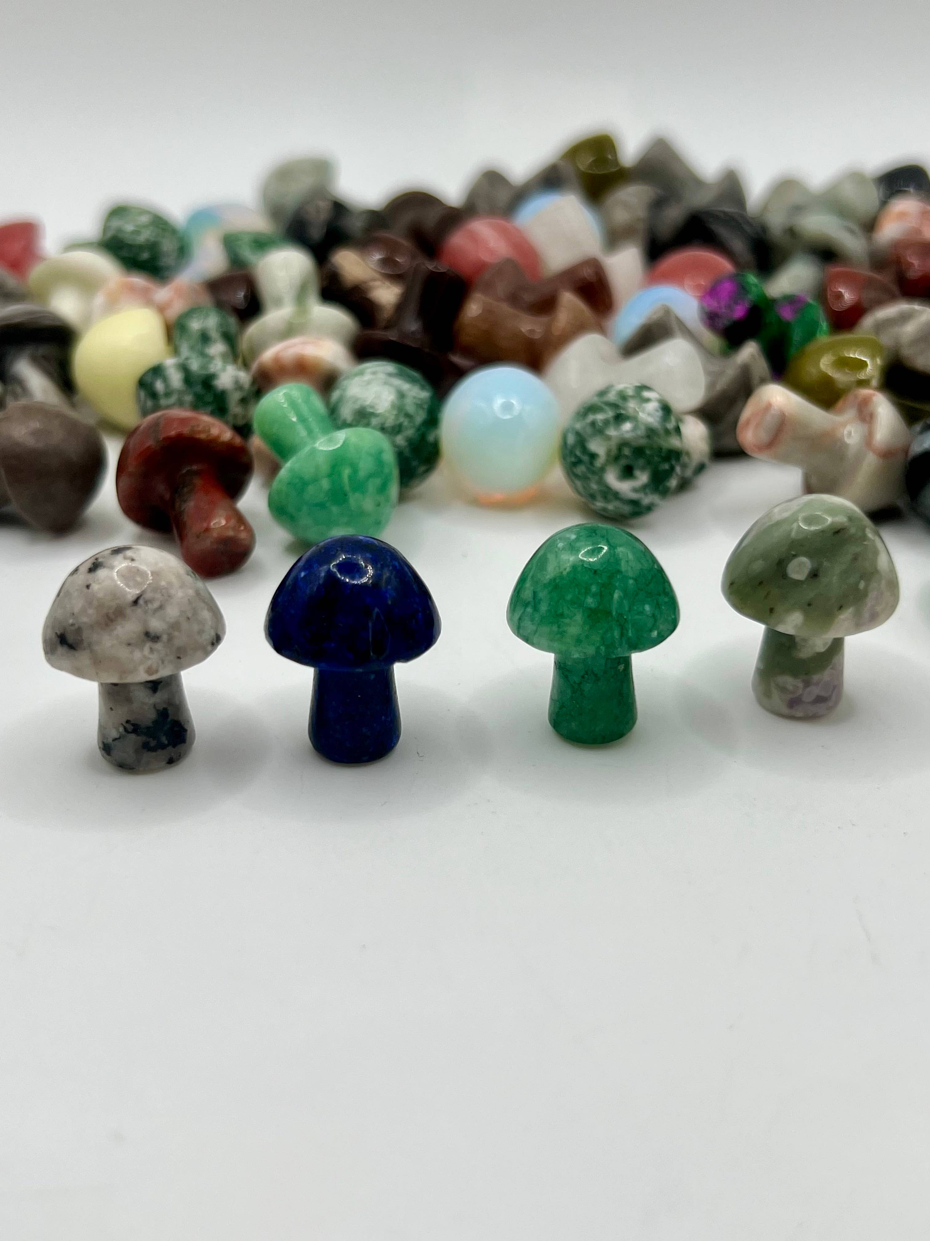 Crystal Mushroom Carving - Mini Crystal Mushroom Assorted