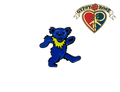 Grateful Dead Blue Dancing Bear 1.25" Lapel Pin