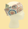 Mushroom Print Spandex Secret Pocket Headband