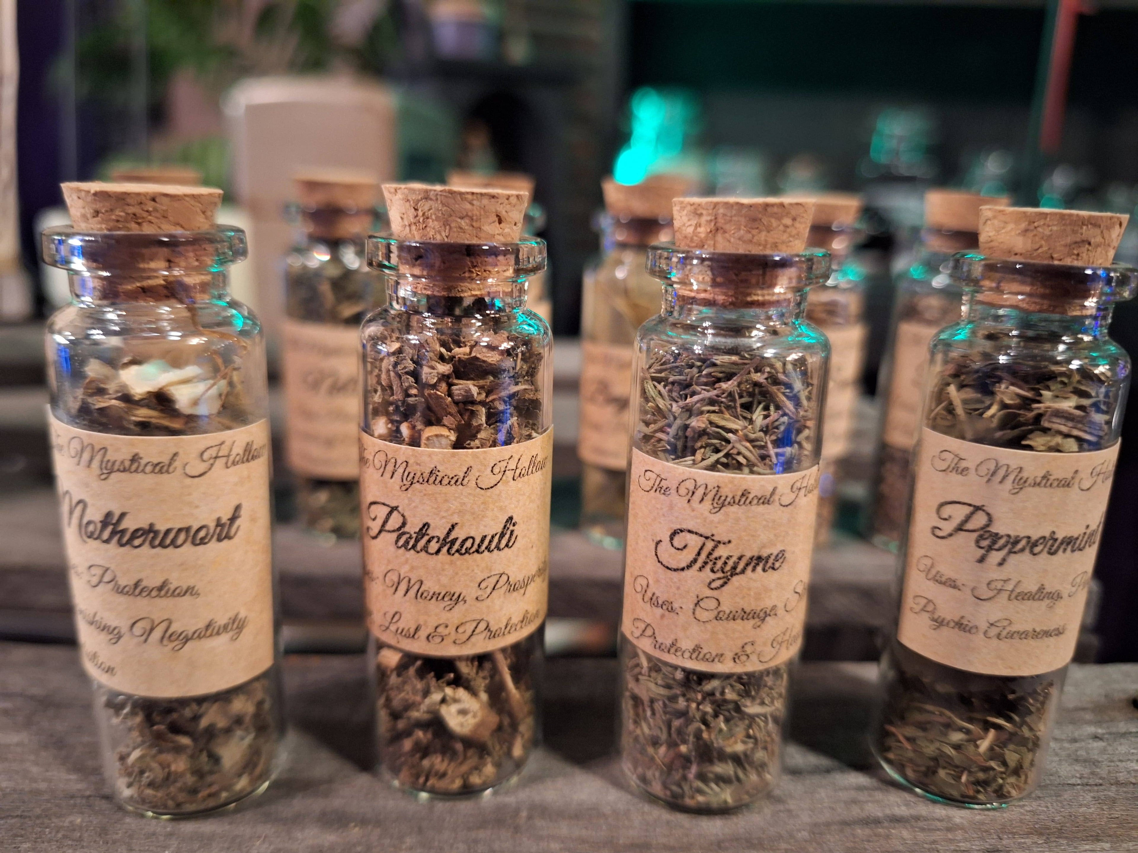 Herb Jars--Dried
