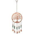 Brass Bell Chime Large - Copper Metal Tree of Life