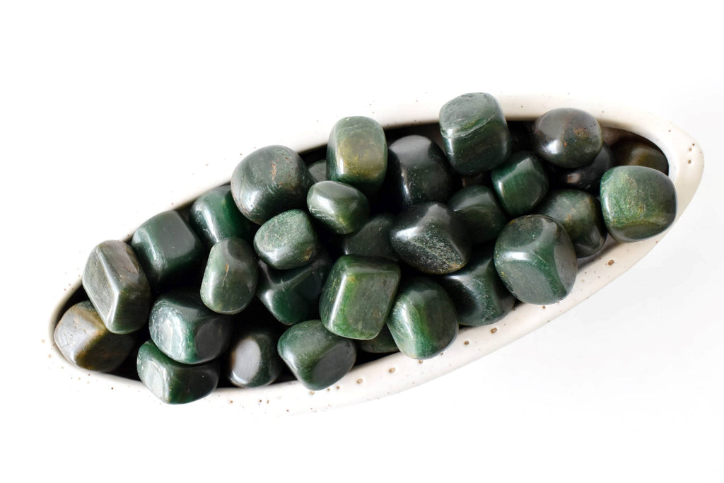 Green Jade Tumbled Stones Healing Stones 100G to 1KG