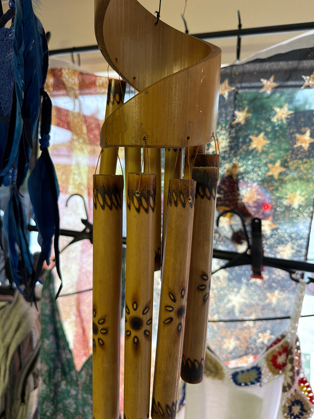 Bamboo Windchime Spiral