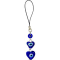 Evil Eye Talisman Cell Holder - Triple Heart