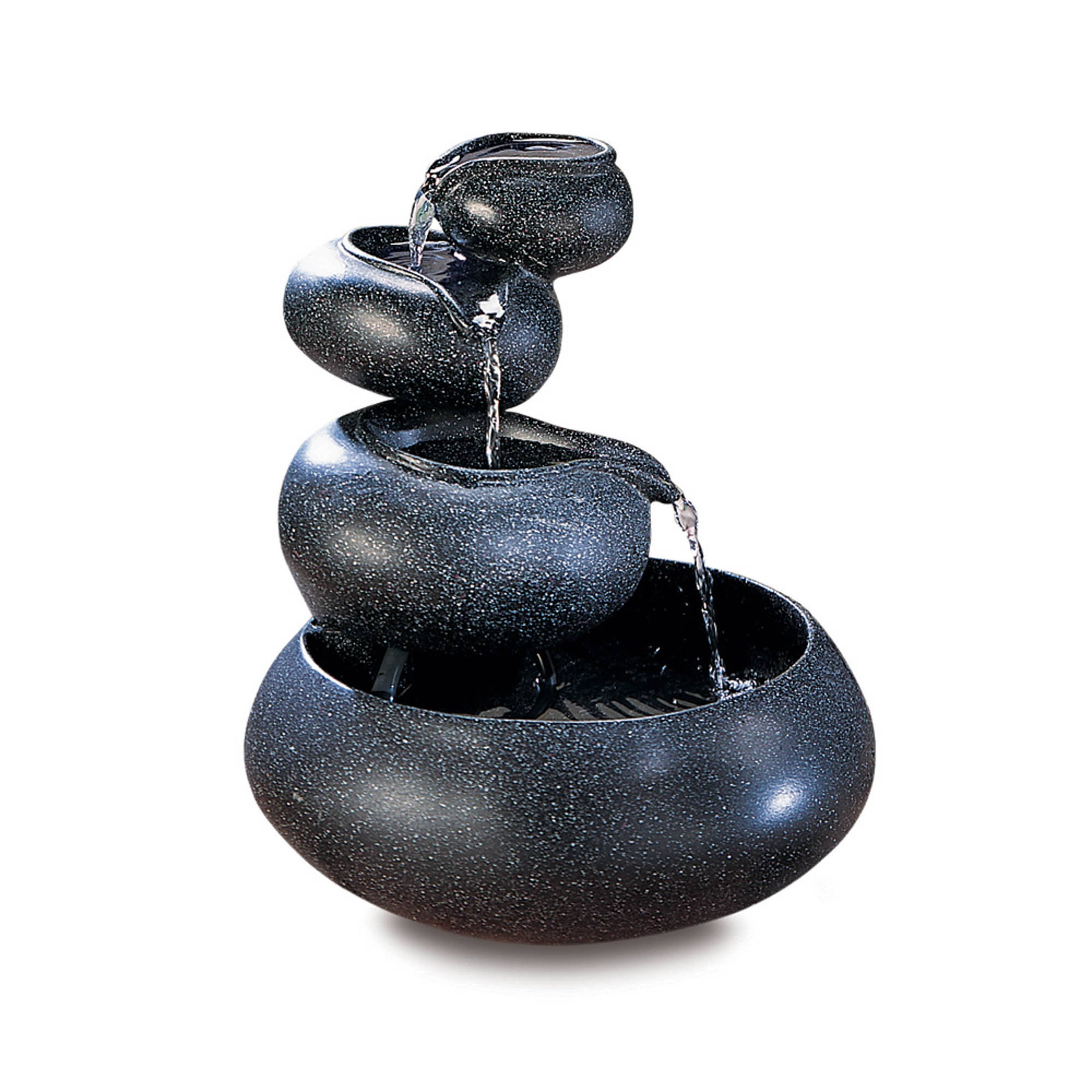 Four Tier Tabletop Fountain Including Pump