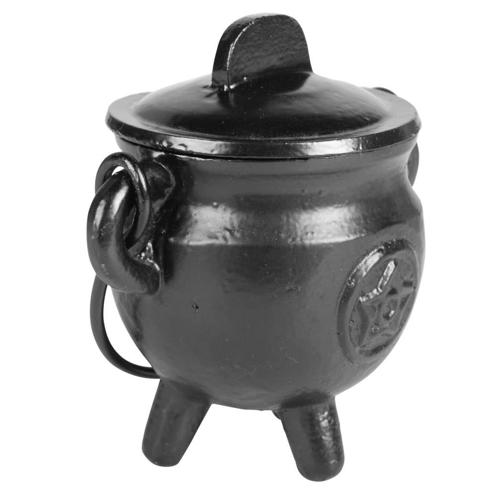 Cast Iron Cauldron Pentagram