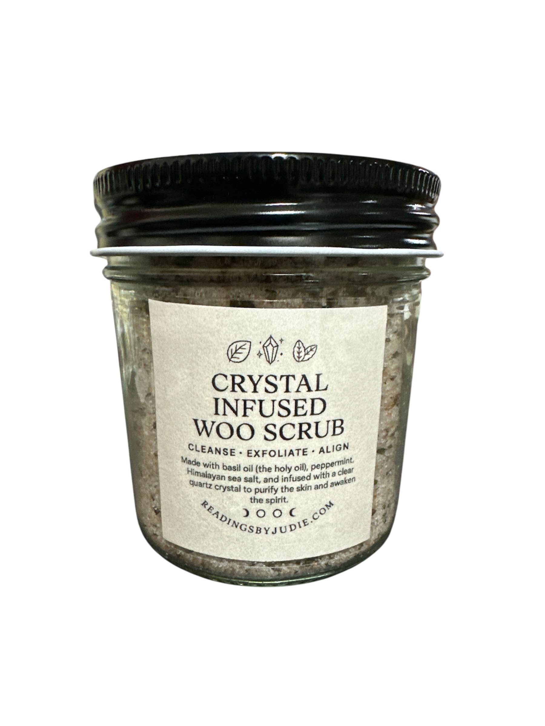 Mrs. Judies Crystal Infused Woo Scrub