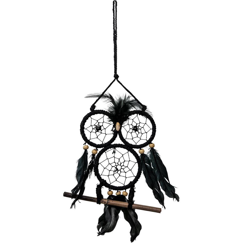 Dreamcatcher Perched Wise Owl (Each)