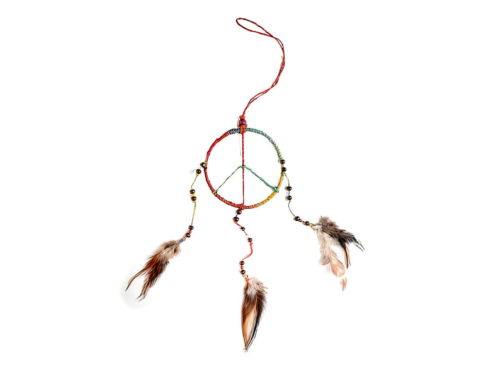 Peace Sign Multicolor Dreamcatcher