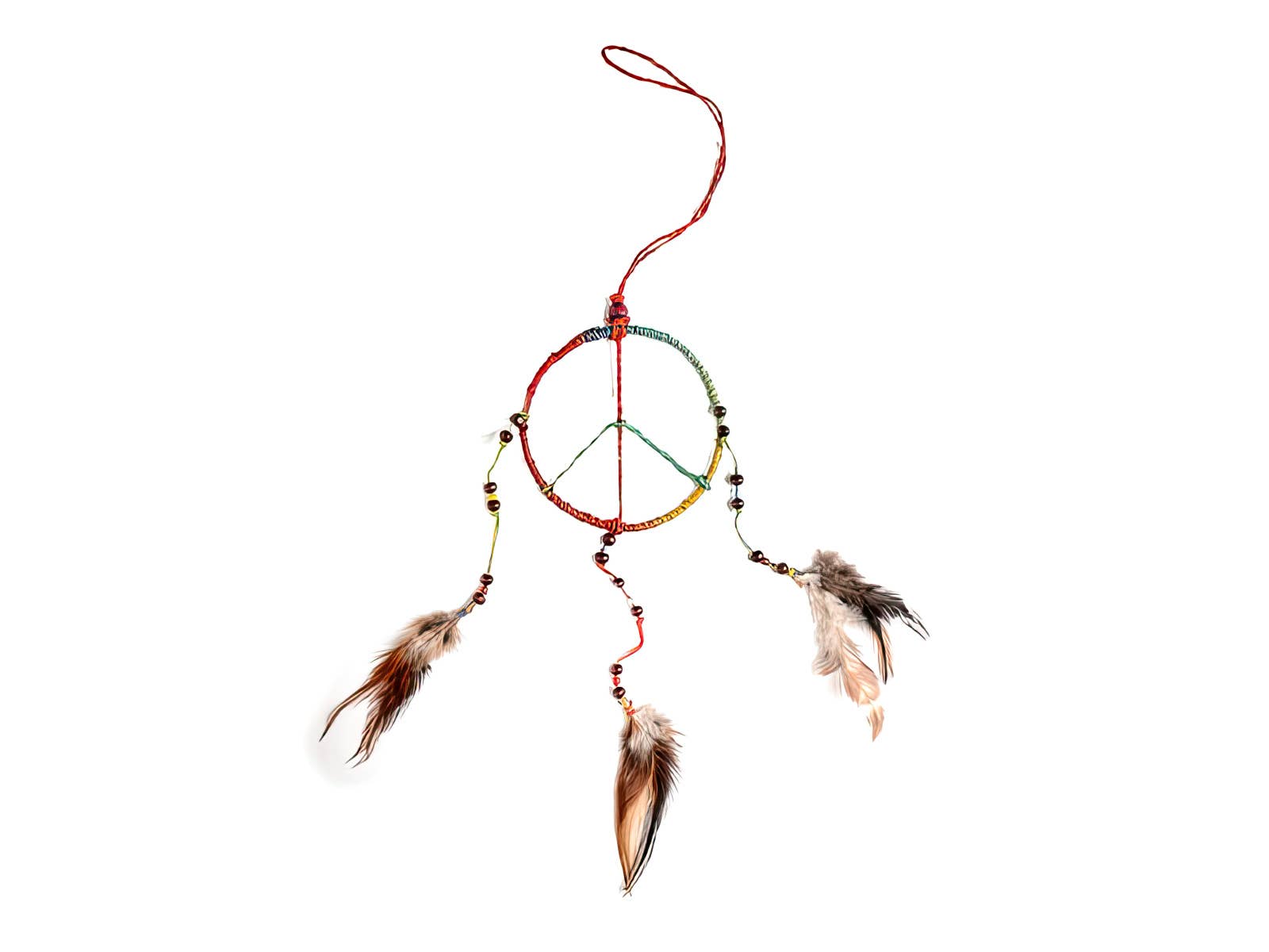 Peace Sign Multicolor Dreamcatcher