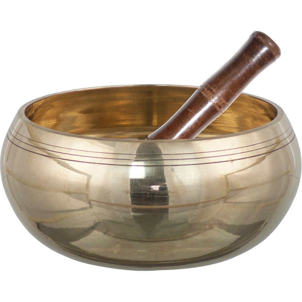 Machine Made Singing Bowl Medium Plain