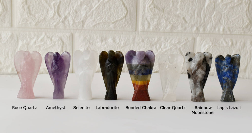 Gemstone Angels | Crystal Quartz | Pocket Crystal Angels