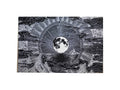 Moon With Mountains Twin Tapestry