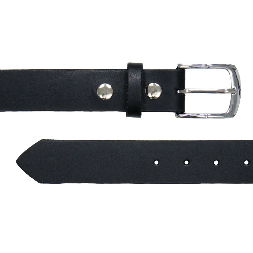 Hot Leathers Full Skull Black Leather Belt BLA1042