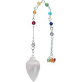 Pendulum Teardrop White Selenite (Each)
