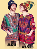 Tie Dye Dashiki Short Sleeve Shirt