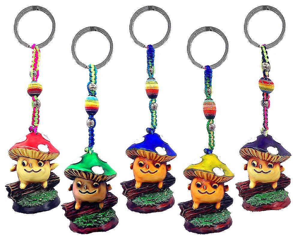 Hand Crafted Durepox Baby Shroom Assorted Keychain