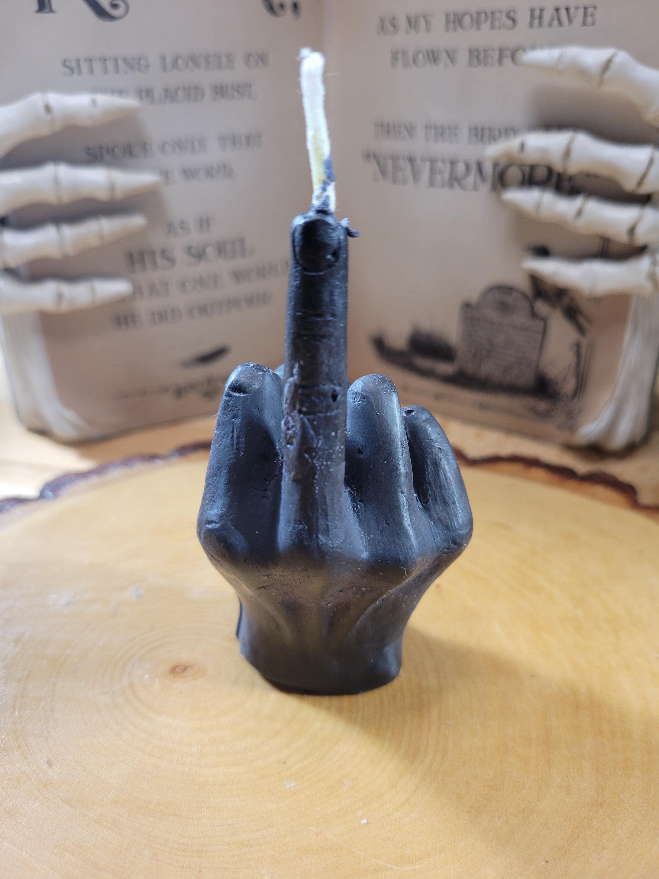 Middle Finger Candle - Unique Finger Shaped Candle for Gag Gift, Funny Home Decor, Novelty Party Candle, Bold Statement Candle