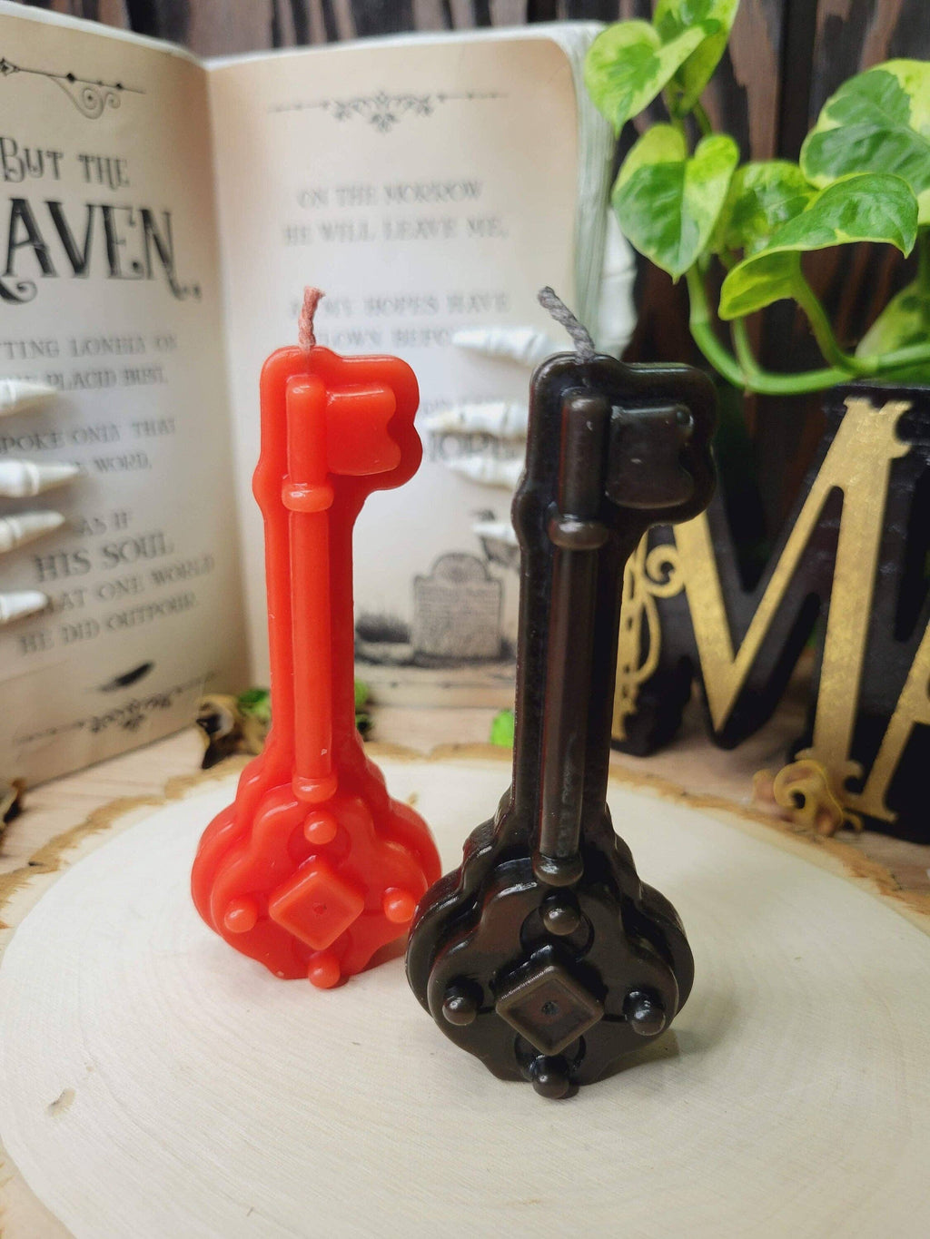 Key Candle, Key Candle, Small Key Figurine Candle Offering