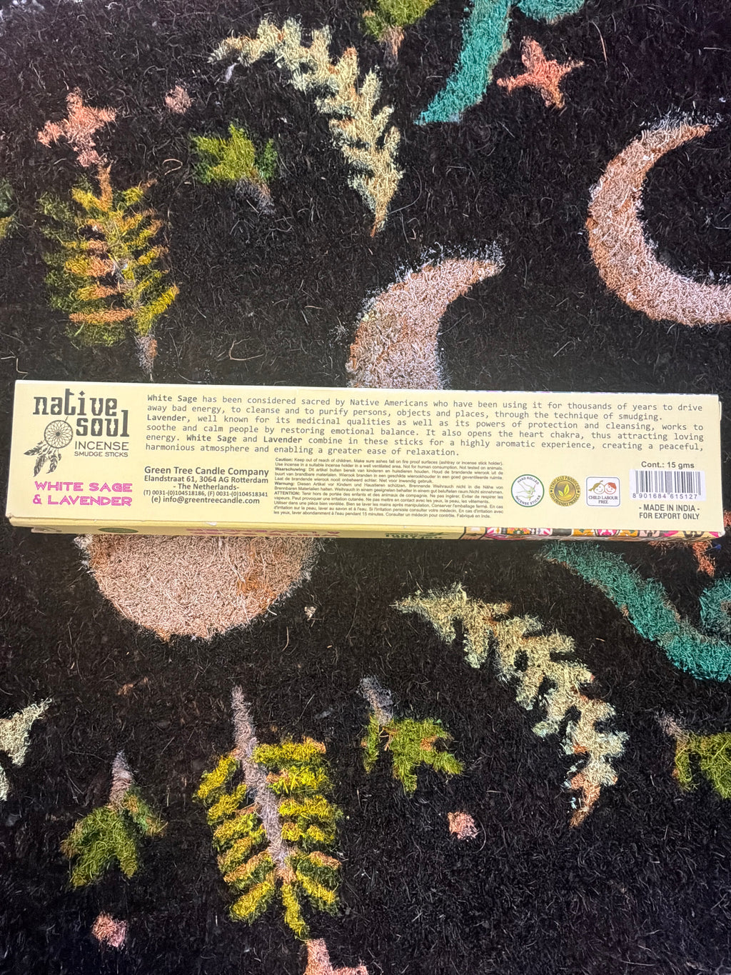 Native Soul Incense 15 Gr - White Sage & Lavender