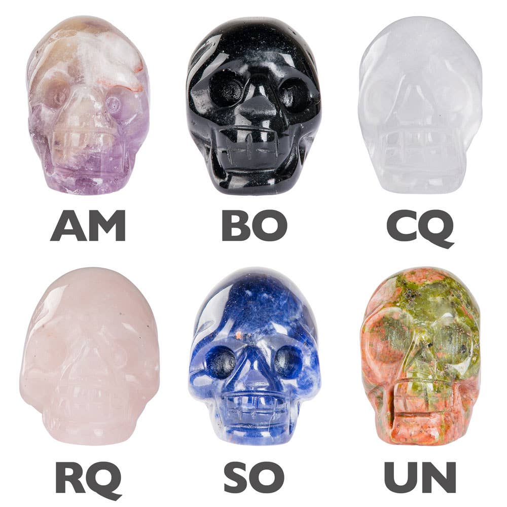 Gemstone Skulls