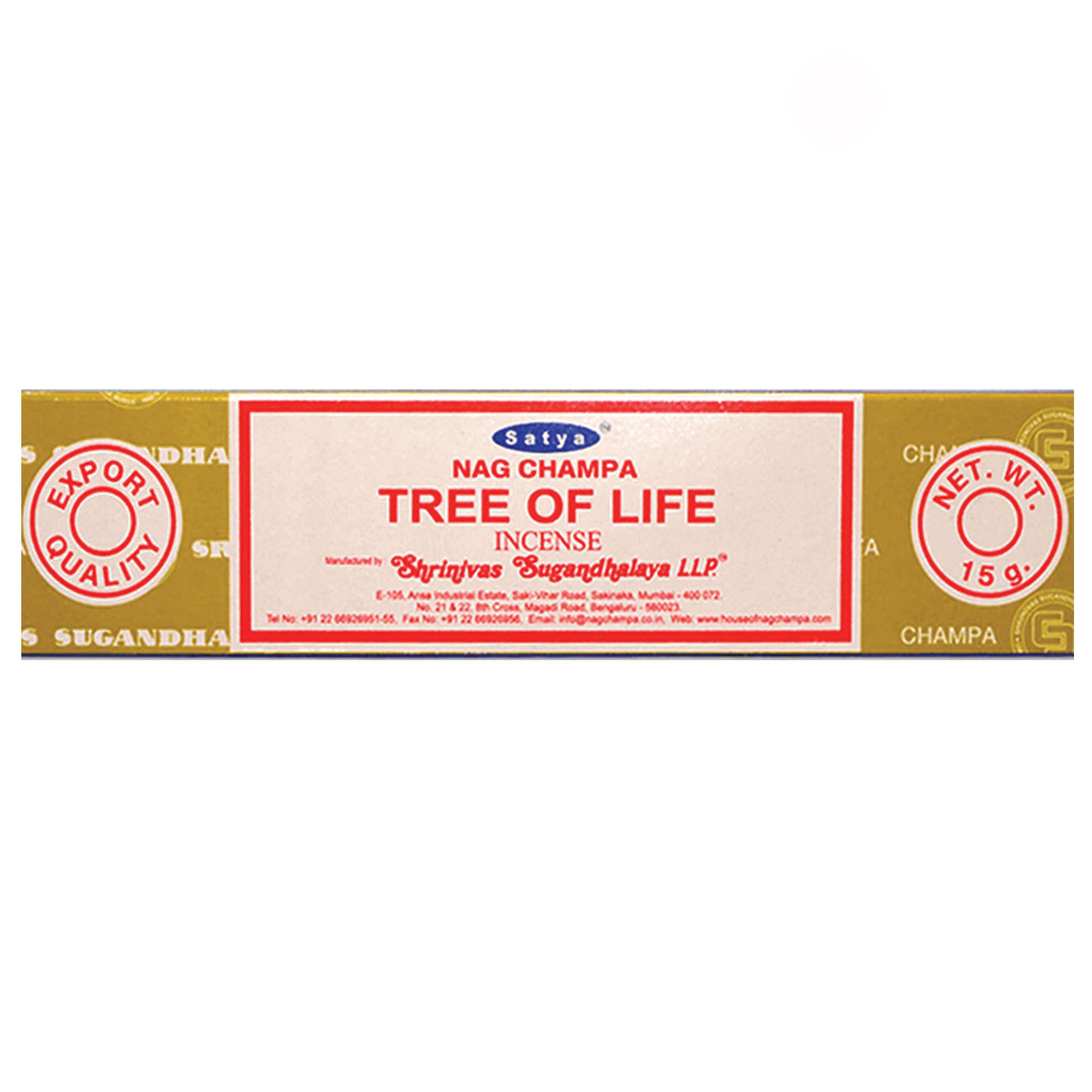 Tree Of Life Nag Champa 15 Gram