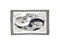 DRAGON YIN YANG FULL TAPESTRY