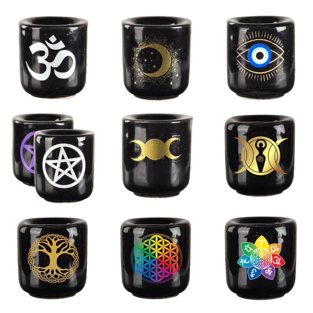MINI CANDLE HOLDERS WITH DESIGN