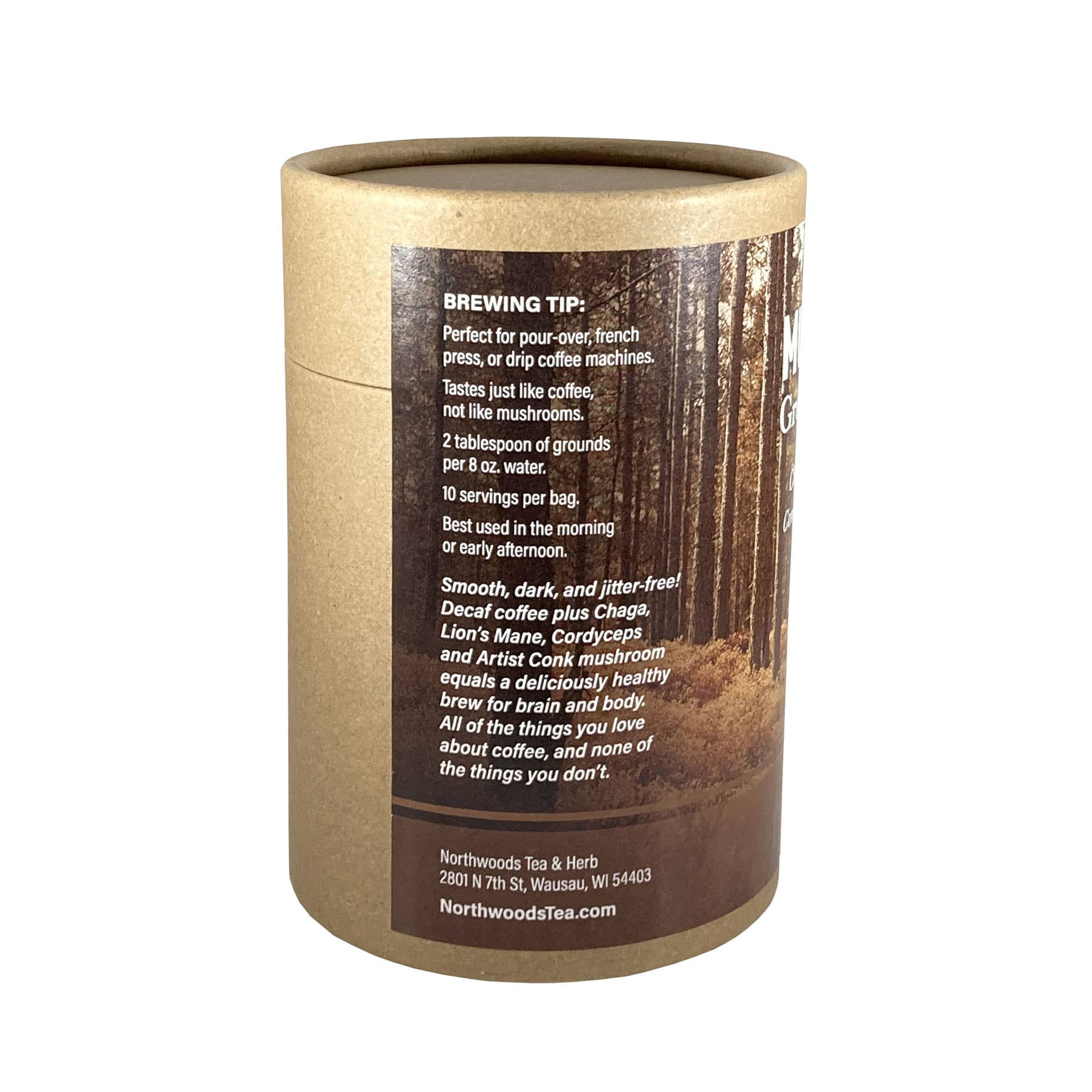 Mushroom Ground Coffee — Decaf