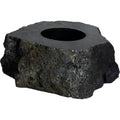 Rough Black Tourmaline T-Light Candle Holder
