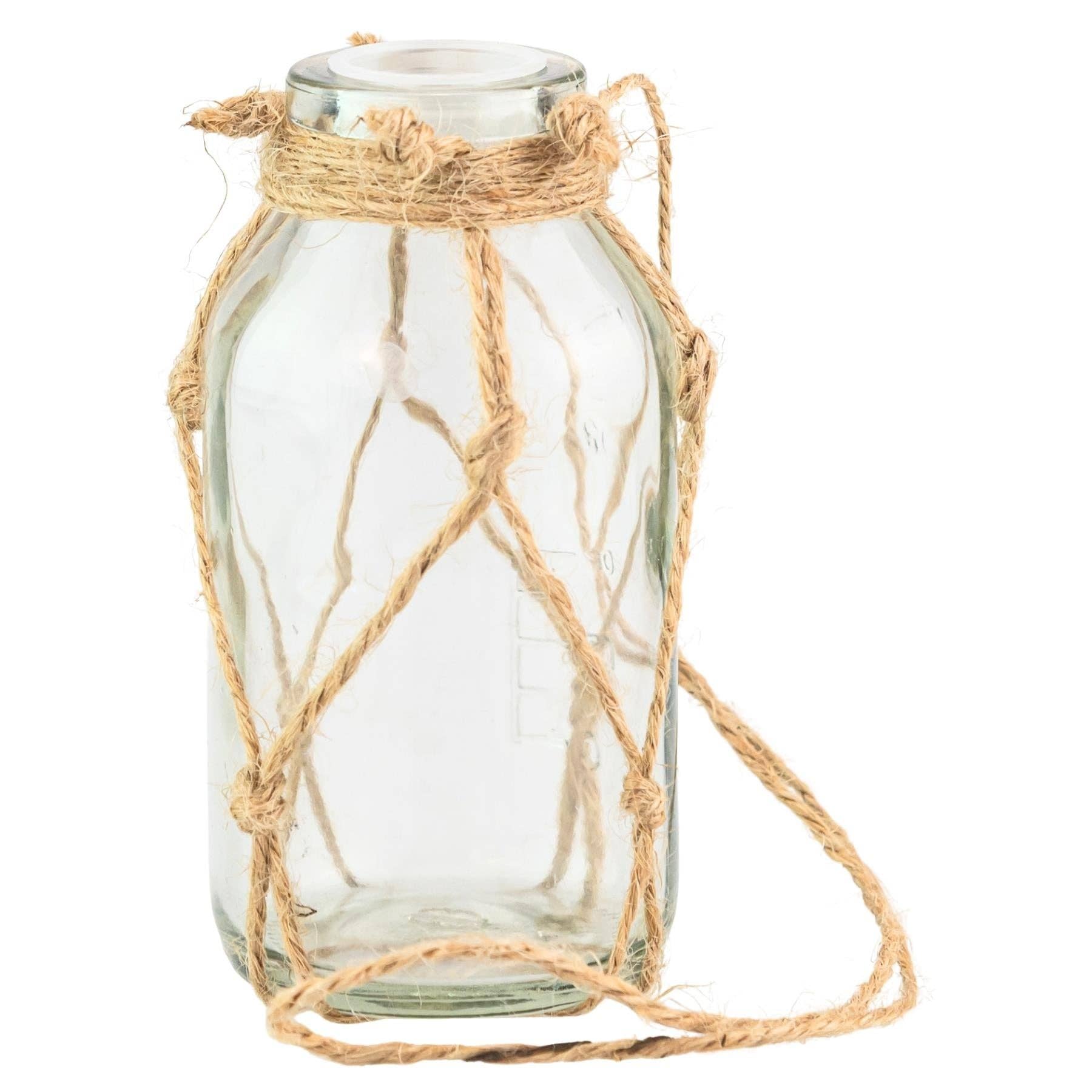 Hanging Glass Bottle.