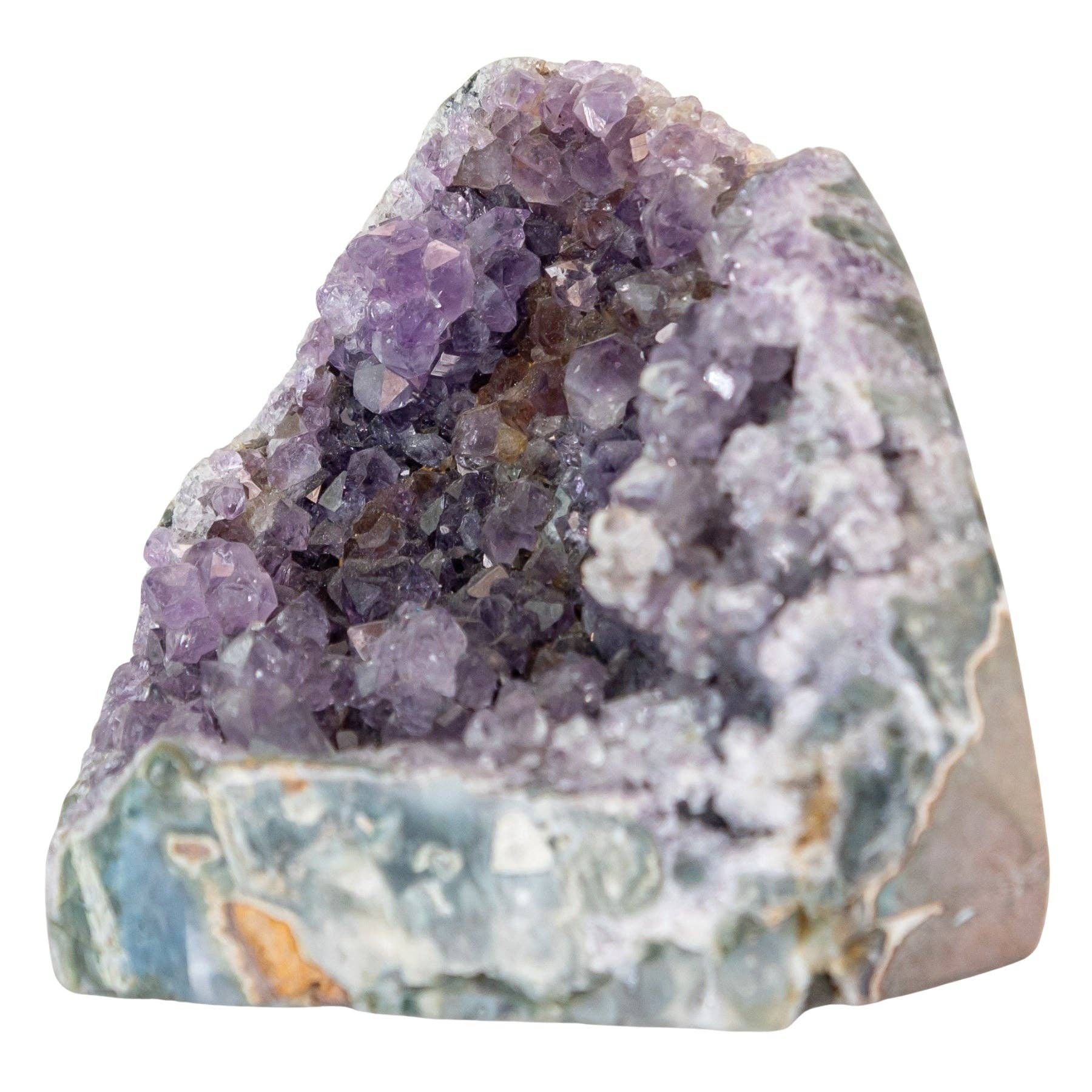 Amethyst Cut Base Geode Cluster.