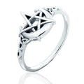 Celtic Night - Moon Pentacle Ring