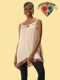 Granny Square Off Shoulder Blouse