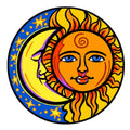 Sun Moon Embroidered Patch