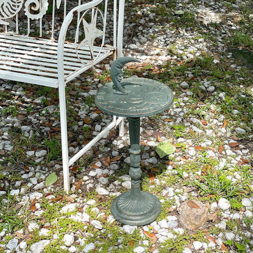 23 In Verdigris Cast Iron Celestial Sundial Garden Décor