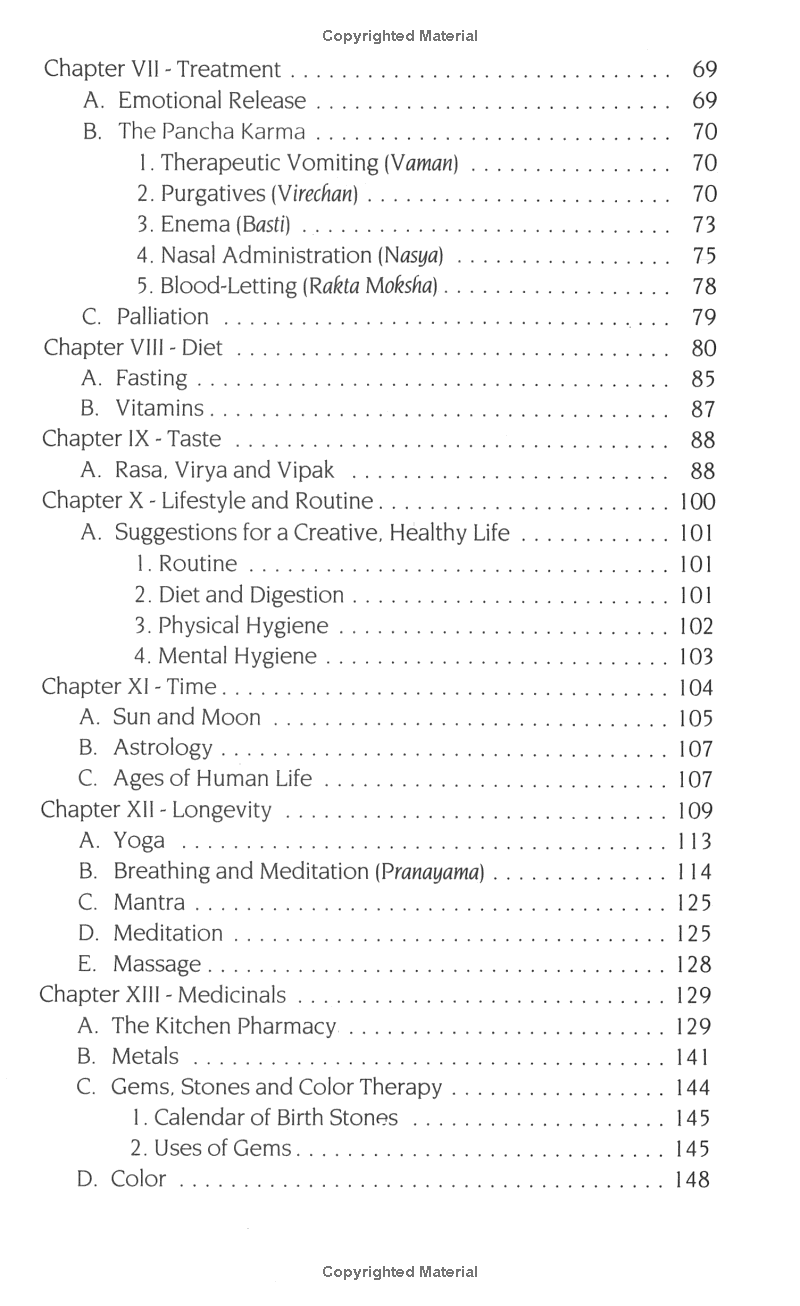 Ayurveda: The Science of Self Healing: A Practical Guide