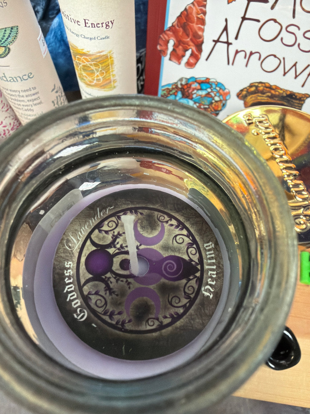7 Day Glass Ritual Candle - Goddess - Lavender