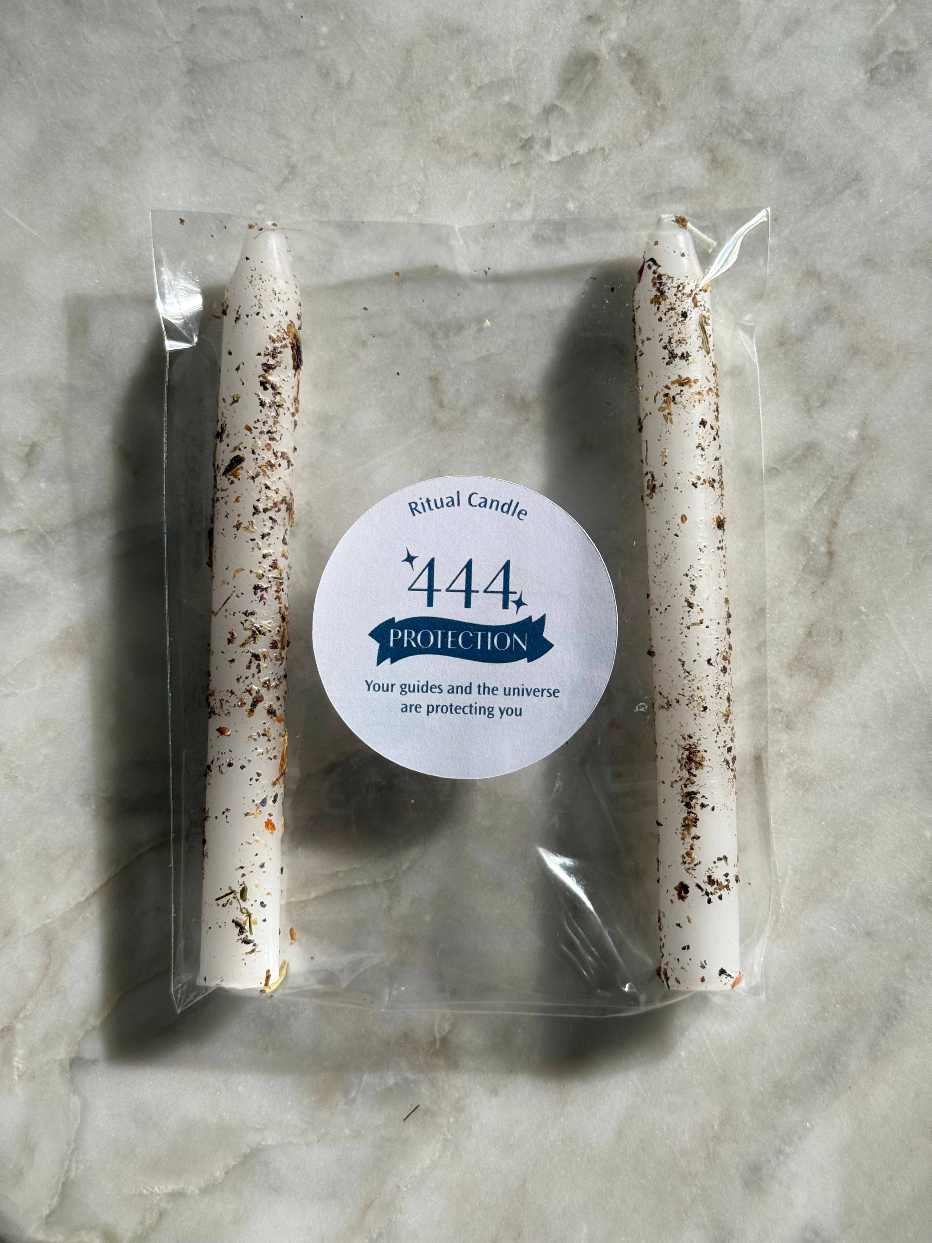444 Protection Ritual Candle (Set of 2)