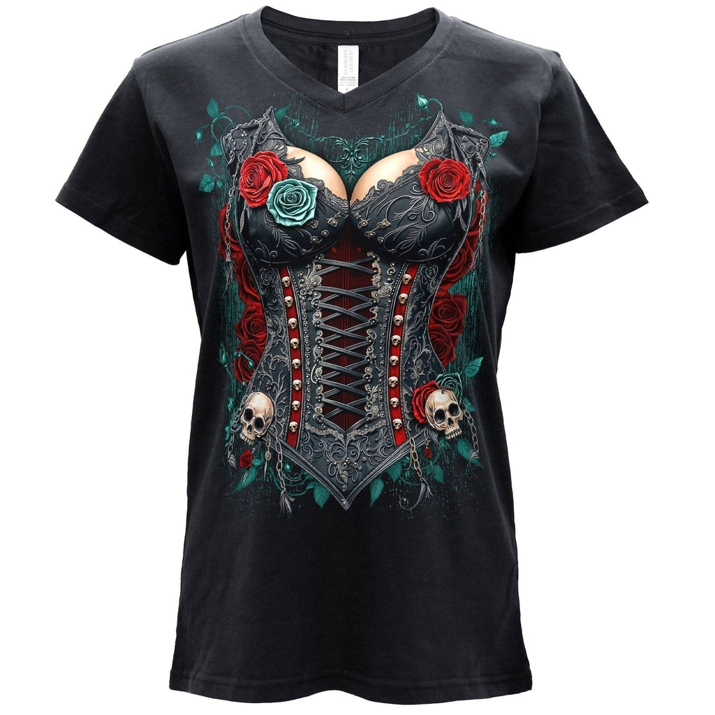 Gothic Corset Ladies Tee