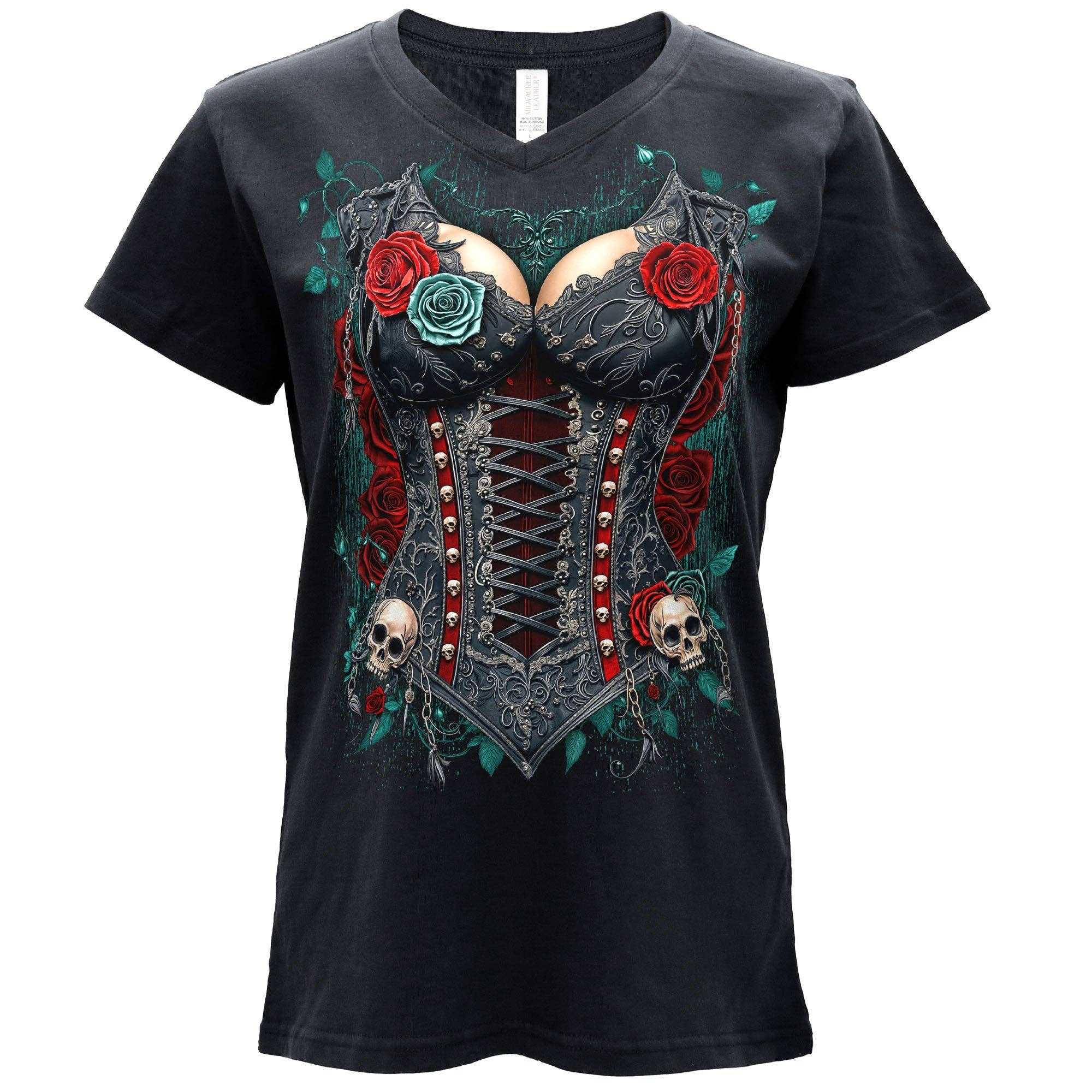 Gothic Corset Ladies Tee