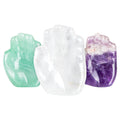 Carved Gemstone Hamsa Hand
