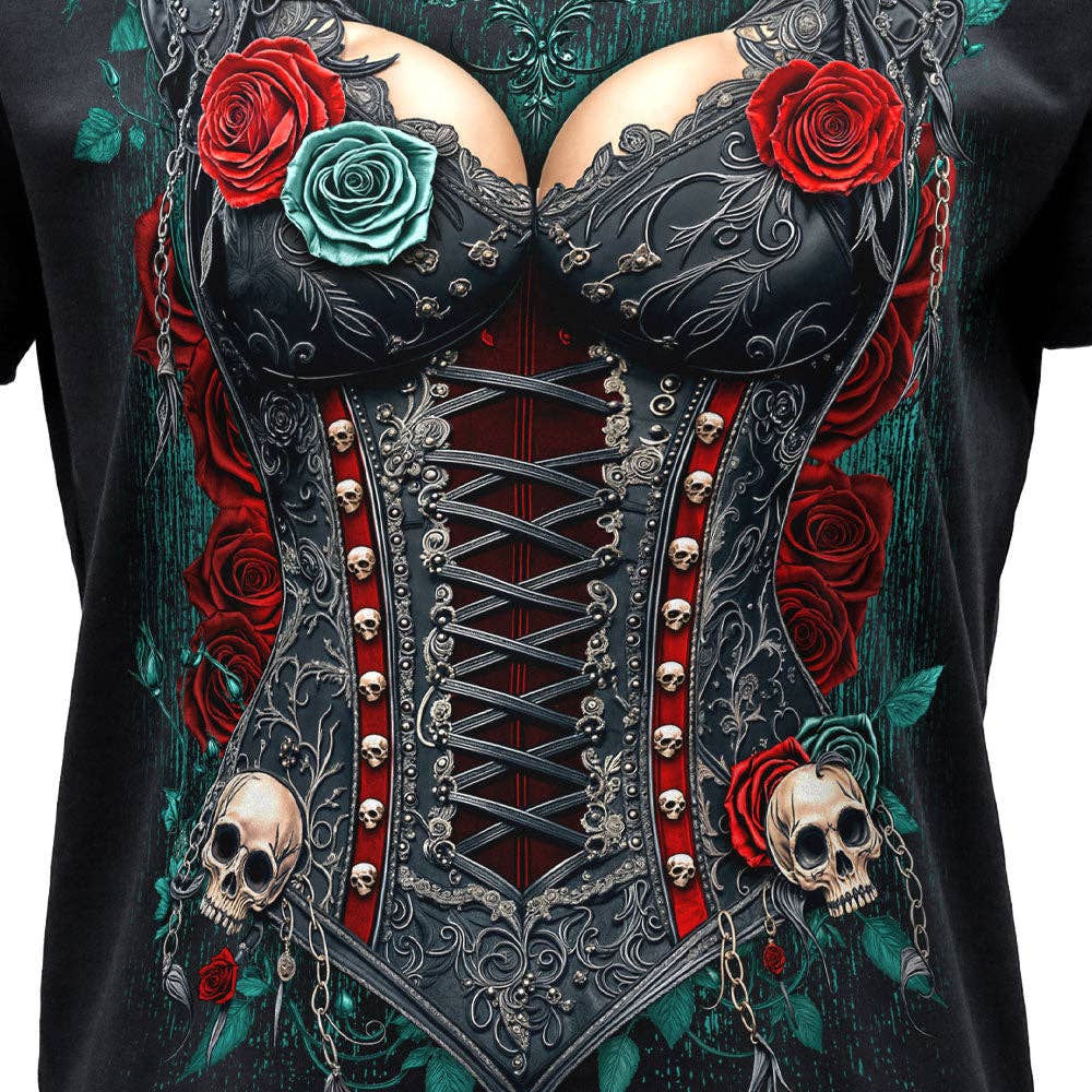 Gothic Corset Ladies Tee