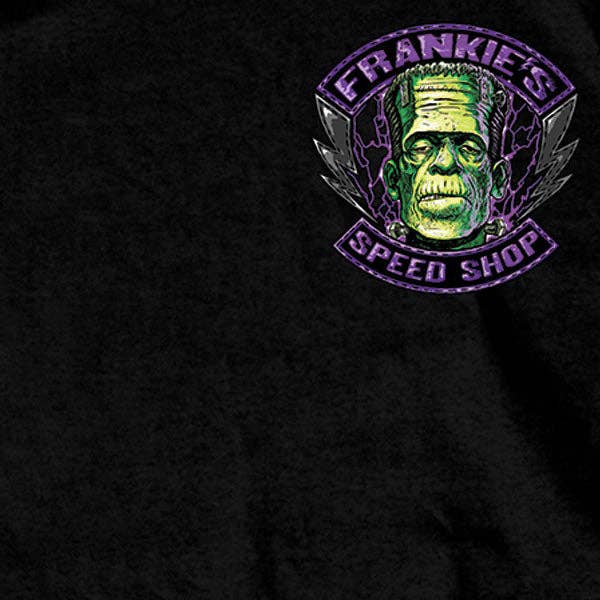 Frankie's Speed Shop' Mens Black T-Shirt