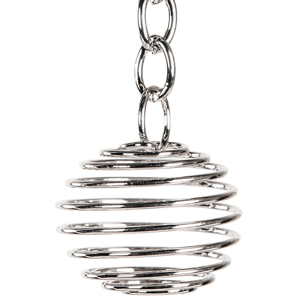1 Inch Large Crystal Cage Keychains