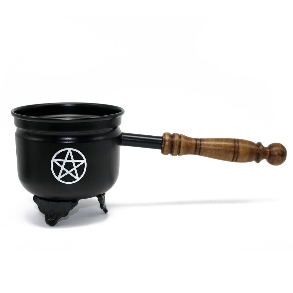 Metal Smudge Pot (4 in.) - Pentacle