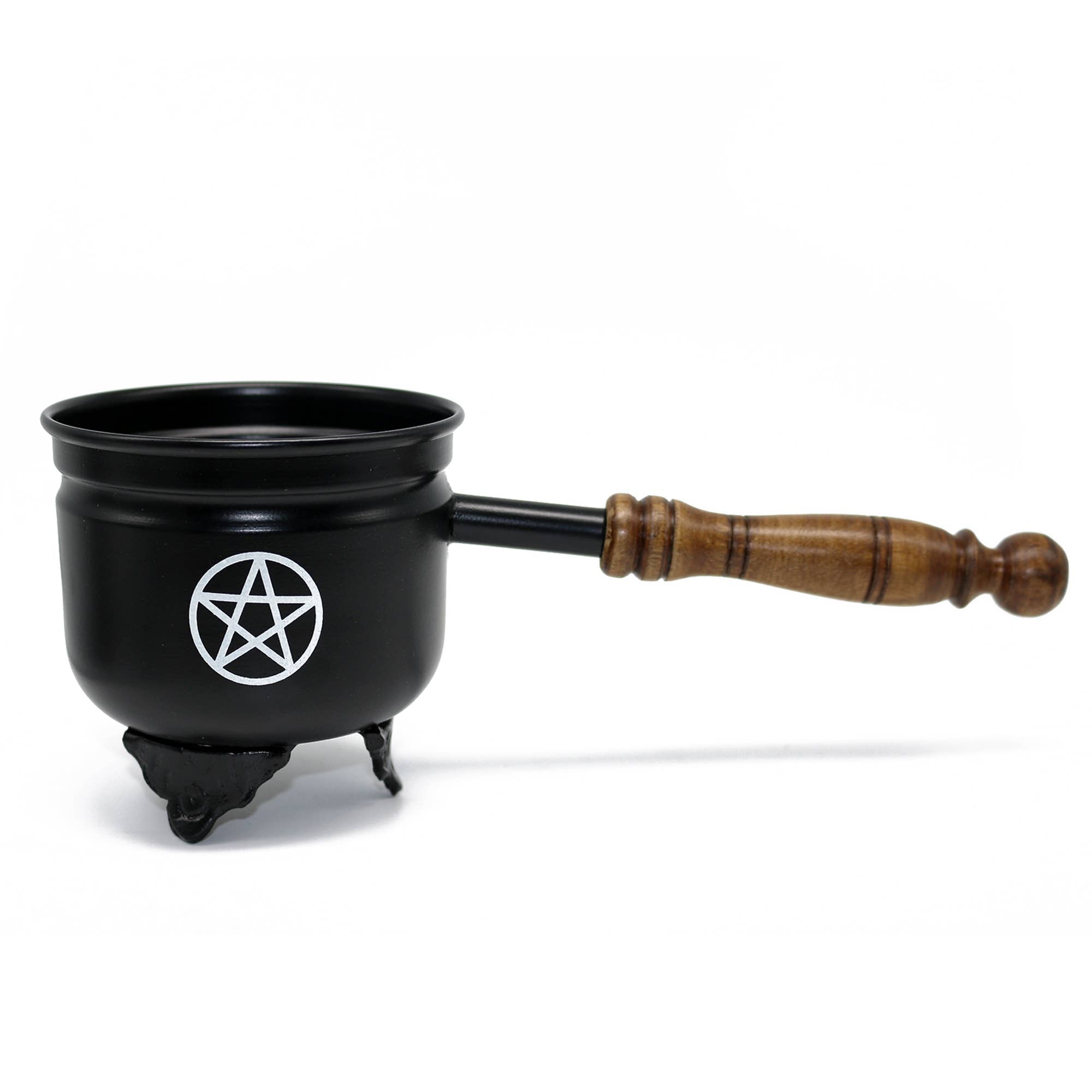 Metal Smudge Pot (4 in.) - Pentacle