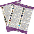Information Chart Spanish Tumbled Stones #2 (Each)