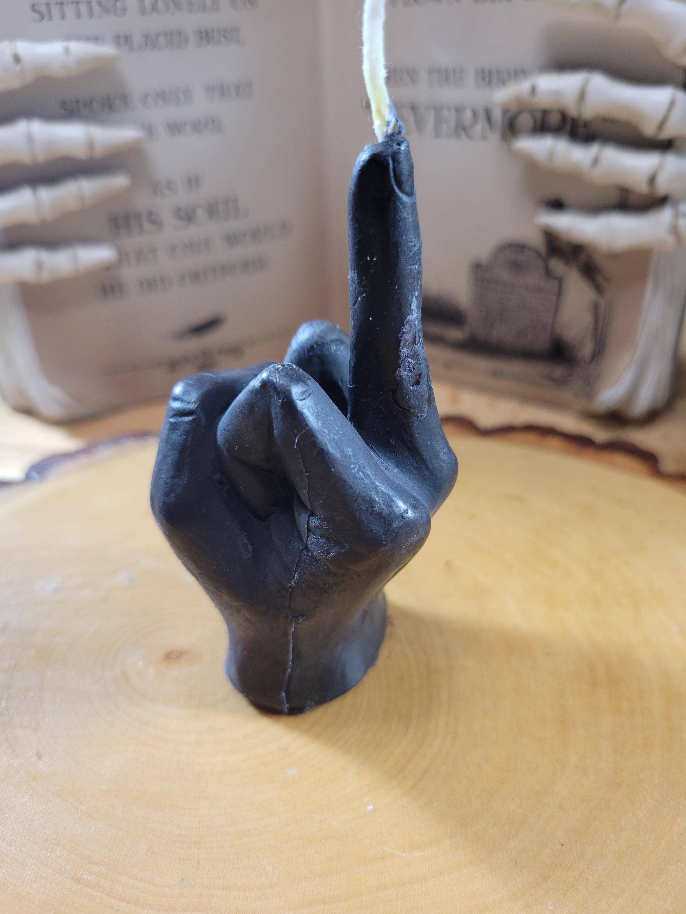 Middle Finger Candle - Unique Finger Shaped Candle for Gag Gift, Funny Home Decor, Novelty Party Candle, Bold Statement Candle